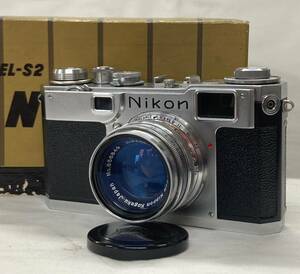 3825-1東　Nikon ニコン S2　本体　1:1.4 f=5cm　レンズ　レンジファインダー フィルムカメラ