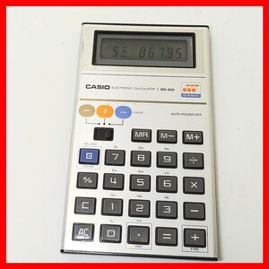 カシオ ゲーム電卓 8桁 MG-880 デジタルインベーダー ゲームセンターあらし CASIO ゲームウォッチ 昭和レトロ 表示難あり