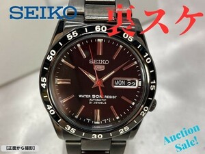 【可動品】 SEIKO セイコー ５ 腕時計 7S26-02T0 裏スケルトン 自動巻き