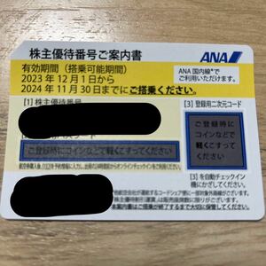 ANA 株主 優待券