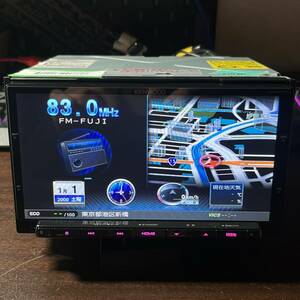 2020年春版 ケンウッド 彩速ナビ KENWOOD メモリーナビ カーナビ ナビ フルセグ Bluetooth USB FM AM SD HDMI MDV-R700 美品 2019年地図