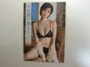 吉田莉々加.6ページ.3枚.週刊現代グラビア別冊.週刊現代.WGPlus Vol.3.Volume.3.切り抜き.ラミネート.ラミネート加工.グラビア.水着.数量1