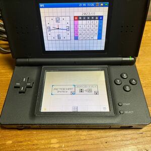 NINTENDO■DSLite■ブラック本体とアダプター■タッチペン■ドラゴンクエストⅥセット♪