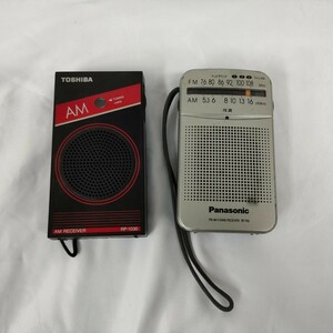 ラジオ 東芝ラジオ RP-1030 Panasonic RF-P50 ジャンク ポケットラジオ レトロ