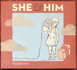 She & Him[Volume Two](2010: US-MERGE)USインディー/フォークロック/ネオアコ/ギターポップ/ソフトロック/Zooey Deschanel/M. Ward