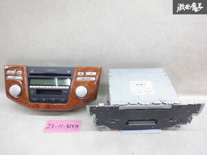  Toyota original ACU30W ACU35W Harrier 6 ream CD changer MD deck after market wood panel attaching 86120-48160 shelves 2J22