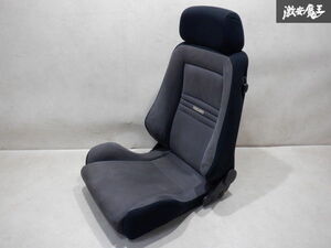 三菱純正 RECARO レカロ CD9A ランサーエボリューション1 ランエボ1 セミバケット シート 右 右側 運転席側 グレー系 Lモジュラー 棚2I4