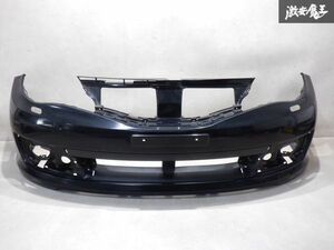 スバル純正 GRB インプレッサ WRX STI 前期 フロントバンパー 57702FG030VW ブラックメタリック系 GRF GVB GVF 棚2O