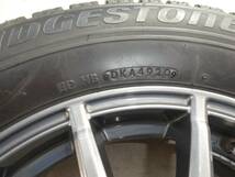 ブリヂストン BLIZZAK VRX 215/65R16 98Q スタッドレスタイヤホイル 4本セット　ヴェルファイア　アルファード用　美品　手渡し限定　_画像9