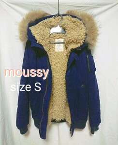 【送料込み】MOUSSY マウジー モッズコート(ジャケット)レディス S ブルゾン ジャンパー ネイビー 紺色