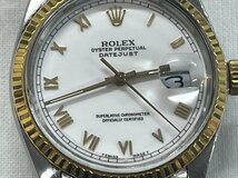 【稼働品】ROLEX DATEJUST ロレックス デイトジャスト オイスター パーペチュアル メンズ 自動巻き 腕時計 付属品有 中古品 RA-11_画像3