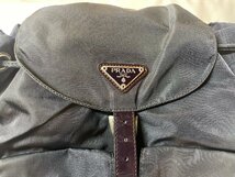 【中古品】PRADA プラダ ナイロン リュック 黒 ブラック RA-02_画像3