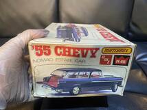 【当時物・未組立】MATCHBOX　amt　マッチボックス　’55　CHEVY　NOMAD　ESTATE　CAR　シェビー　1/25スケール　プラモデル　 No.758_画像4