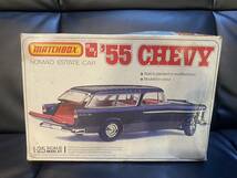 【当時物・未組立】MATCHBOX　amt　マッチボックス　’55　CHEVY　NOMAD　ESTATE　CAR　シェビー　1/25スケール　プラモデル　 No.758_画像1