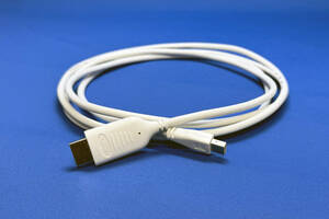 メーカー不明　Mini DisplayPort - HDMI 変換ケーブル ２ｍ