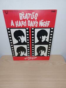 THE BEATLES A HARD DAY'S NIGHT ビートルズがヤァ！ヤァ！ヤァ！やってっ来る VICTOR ビクター ビデオディスク VHD 映画 洋画　音楽　