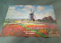 美術館グッズ　A4版クリアファイル　オランダのチューリップ畑（クロード・モネ）_画像1