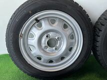 スズキワゴンR 155/65R14 2021年製 DUNLOPスタッドレス 4本タイヤセット_画像2