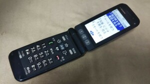 D4806 docomo FOMA らくらくホン F-10A FUJITSU 富士通 ガラケー 折畳式 簡易動作確認＆簡易清掃＆初期化OK 判定○ 現状品 送料無料　