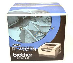 【未使用品】Brother ブラザー JUSTIO ジャスティオ HL-5350DN A4 モノクロレーザープリンター DR-41J DR-48J HL-5340DN の兄弟機