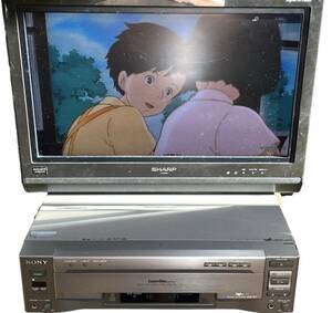 【稀少/動確済】SONY ソニー MDP-A7 Laser Disc Deck レ－ザーディスク プレーヤー CD CDV LD PLAYER 両面再生 MDP-A10 の兄弟機