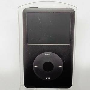 ●動作品 アップル A1238 80GB iPod Classic Apple ブラック 第6世代 アイポッドクラシック 音響機器 ポータブル N553