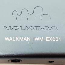 ●ソニー WM-EX631 カセットウォークマン SONY ブルー ポータブル カセットプレーヤー WALKMAN 音響機器 音楽 N554_画像5