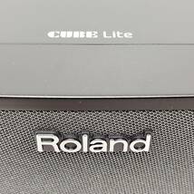 ●ローランド CUBE Lite ギターアンプ Roland ブラック キューブライト ステレオモニター スピーカー オーディオ 音響機材 M1301_画像5