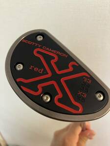 ☆スコッティキャメロン　SCOTTY CAMERON レッドX3 RED X3 33インチ☆