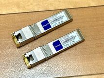 10GBASE-T SFP+モジュール、2個付き