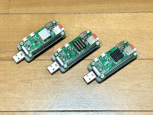 RaspBerry Pi Zero WH 【3台セット】（USBドングルキット、32GB microSD、オマケケーブル付き）