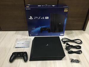 SONY PS4 Pro プロ CUH-7100B ジェットブラック SSD1000GB換装品 動作確認済み