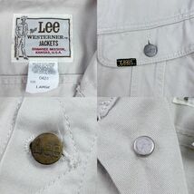 【Lee /リー】メンズ ジャケット コットン100% アウター 上着 羽織り western復刻ジャケット 0424 日本製 Rstore311032_画像8