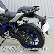 BigOne コスパ良 YZF-R25 YZF-R3 YZFR25 YZFR3 MT-25 MT-03 MT25 MT03 シングル シート カウル 赤 レッド_画像4