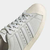 19,800円! 26.0cm 新品 adidas Originals SUPERSTAR 82 スーパースター 高級モデル 天然皮革 SS SST 復刻 白 ホワイト レザー スニーカー_画像9