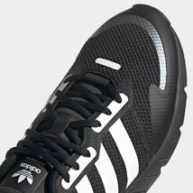 25.5cm 新品 adidas Originals ZX 1K BOOST アディダスオリジナルス ゼットエックス ブースト クッション メンズスニーカー 黒 ブラック 白_画像9