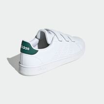 27.0cm 新品未使用 adidas ADVANCOURT BASE アドバンコート ベース ベルクロ テープ 白 ホワイト 緑 メンズ スニーカー ( スタンスミス_画像3