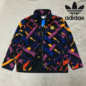 2XLサイズ 新品未使用 adidas originals ボアジャケット Wander Hour フルジップ ポーラーフリースジャケット シェルパジャケット フリース