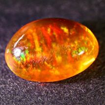 高品質&遊色抜群!!1.330ct 天然ファイアオパール メキシコ産＜裸石 ルース ファイヤーオパール fire opal 宝石 jewelry 天然 natural＞_画像4