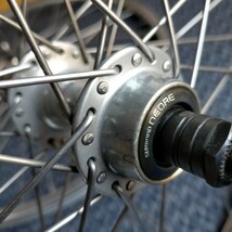 【状態極上☆80s,90s☆ビンテージ】ARAYA RM-20リム×SHIMANO DEORE・DEORE DXハブ 前後セット 26インチ オールドMTB_画像9