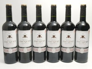 同梱不可★★Chateau JACQUET シャトー・ジャッケー 2018年 ACボルドー 750ml 6本セット★M-AY110652