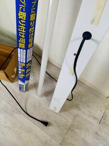  unused eko device LED fluorescent lamp apparatus LED fluorescent lamp attaching LED fluorescent lamp apparatus one body fluorescent lamp 40W shape ECODEVCEETL112-0151LED straight pipe interchangeable lamp attaching postage 1800 jpy 