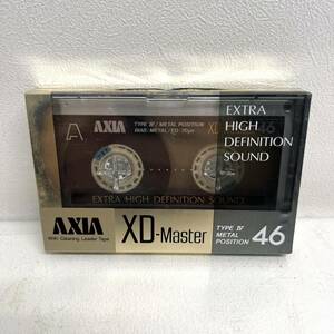 1127C6 未開封★AXIA カセットテープ XD-Master 46 TYPE Ⅳ METAL POSITION XD-M 46 FUJIFILM 記録媒体 アクシア メタル 富士フィルム
