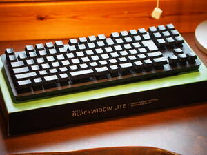 Razer BlackWidow Lite JP メカニカルキーボード 静音 オレンジ軸 テンキーレス 日本語配列