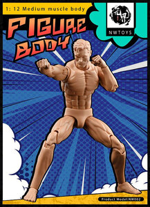 *NOWHERE TOYS*1/12 medium man muscle body (NW-002)6835