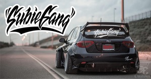 1円オークション◇12色選択◇SUBIEGANG ステッカー◇スビー ギャング SUBARU スバル スバリスト【No.158】