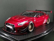 青島文化教材社 1/24 リバティウォークシリーズ No.12 LB・ワークス R35 GT-R タイプ2 Ver.1 キャンディーレッド_画像3