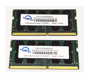 OWC Taiwan Memory DDR4 3200 МГц 64 ГБ (2 32GBX 2 листов) SO-DIMM ECC = Зарегистрированные спецификации для NAS, такие как DS923+