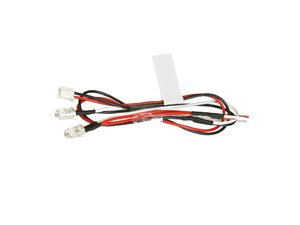 RCカーボディ用LEDライト　3mm　ブルー　2灯セット　常時点灯　ケーブル長35cm　for　タミヤ／イーグル／GT-POWER