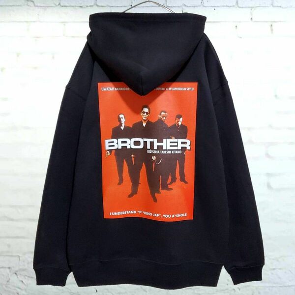 【新品】BROTHER 北野武パーカー黒